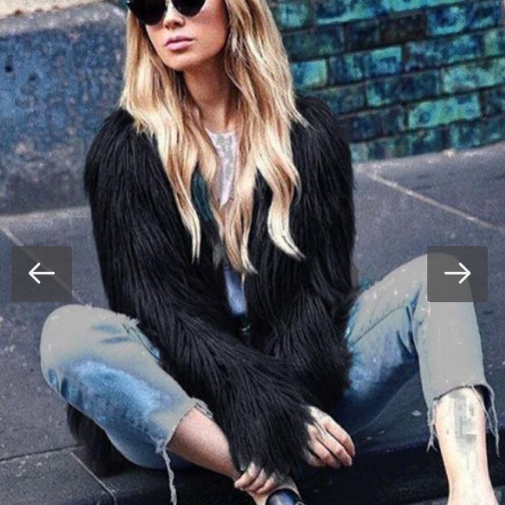 faux fur coat